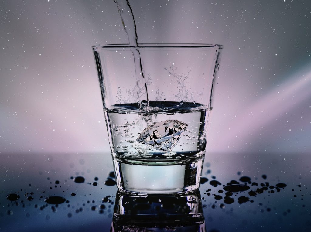 water, nature, glass, liquid, wet, refreshment, diamond, splash, water glass, drop of water, fresh, light effect, blow, gems, luxury, wealth, ice cubes, diamond shape, drink, drinking glass, sparkling water, water, water, water, water, water, diamond